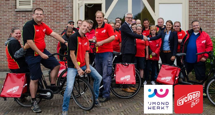 Cycloon Post & Fietskoeriers uit Zwolle neemt per 1 juli de postactiviteiten van IJmond Werkt! over.